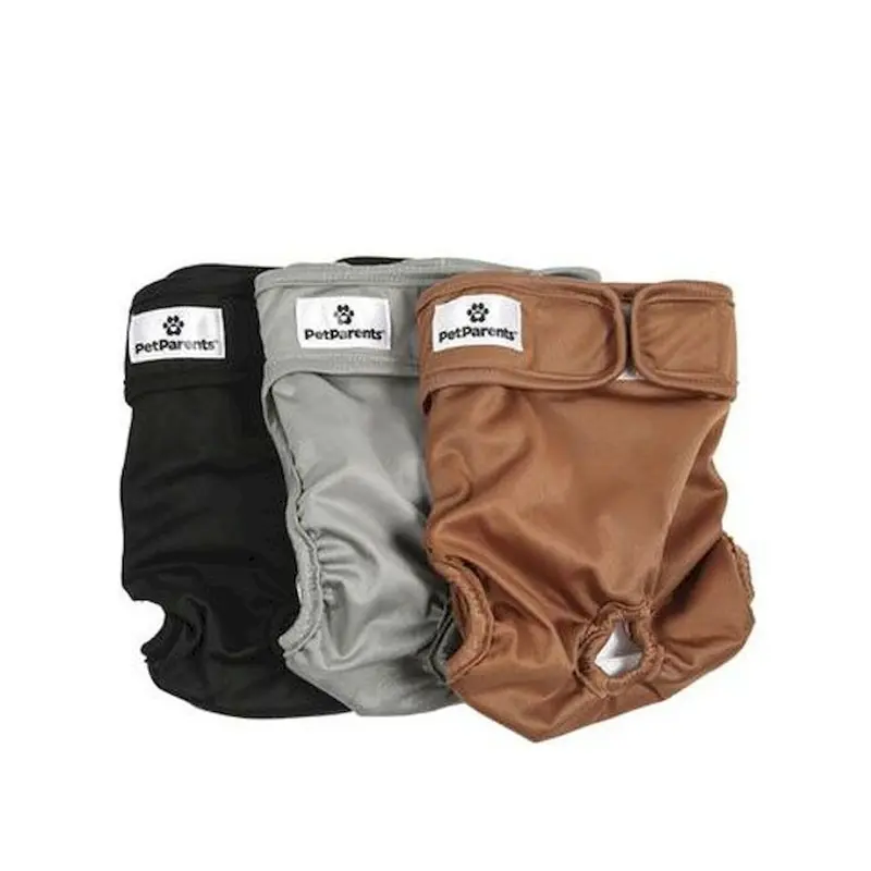 Pet Parents Premium Natural Washable Dog Diapers 3Pk Small