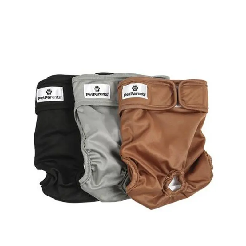 Pet Parents Premium Natural Washable Dog Diapers 3Pk Xsmall