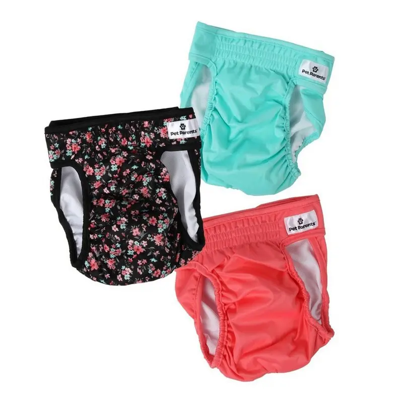 Pet Parents Reusable Bella Dog Diapers 3Pk Medium