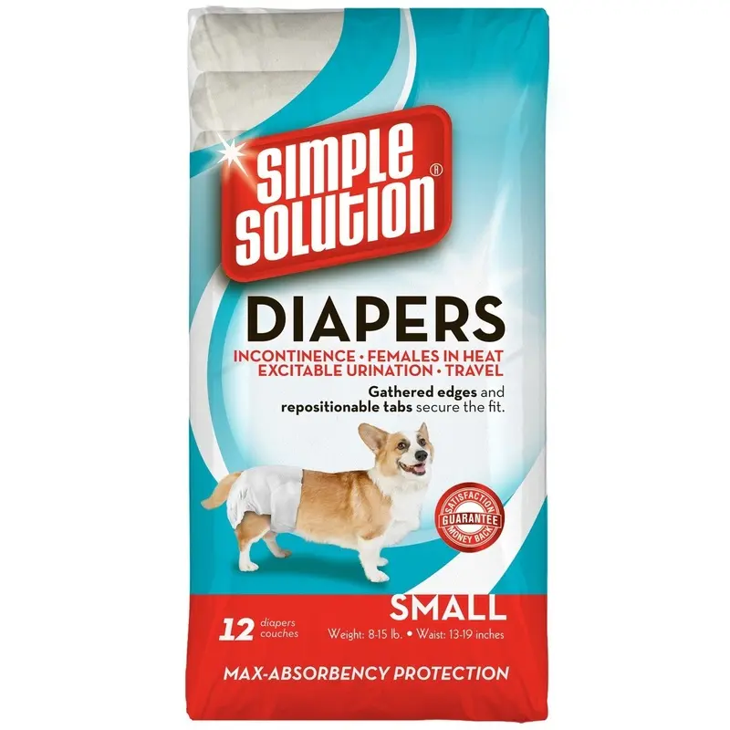 Simple Solution Disposable Diapers Small 12 Pack