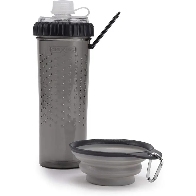 Dexas Snack Duo 24oz Gray