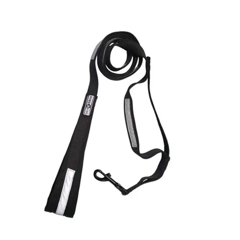 Corky's Reflective Dog Leash Safe Black 6'