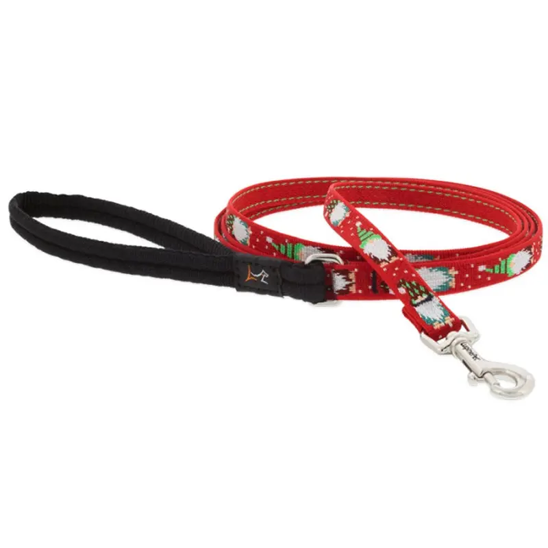 Lupine Dog Leash 1/2" Wide 6' Length Gnomes