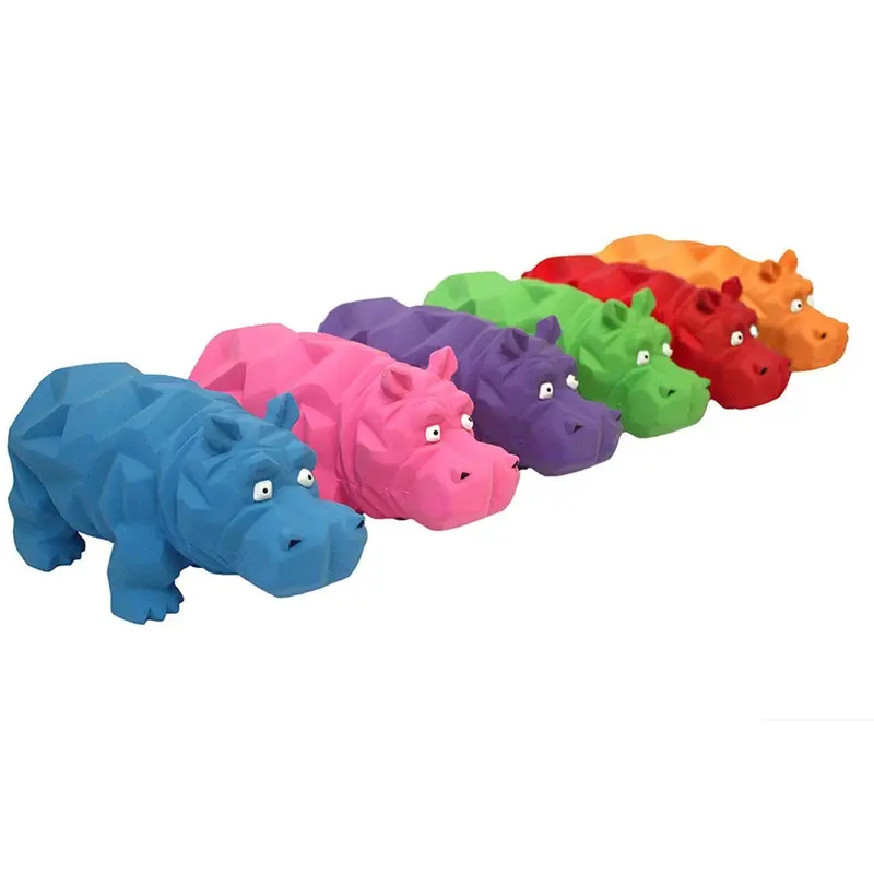 Multipet Origami Animals Hippo Mini Dog Toys