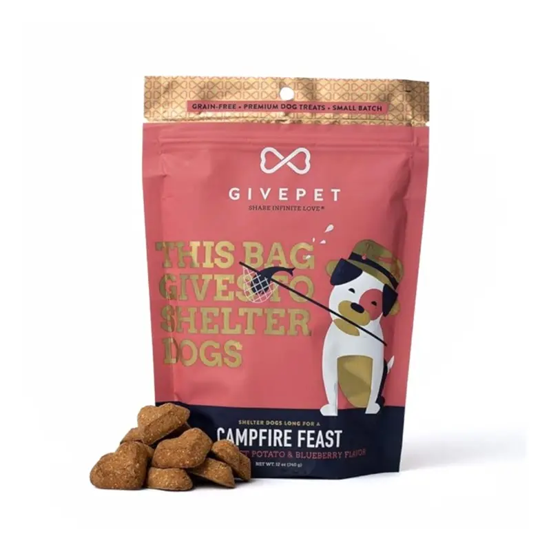 GivePet Sweet Potato & Salmon Dry Dog Treats 9.5 lb