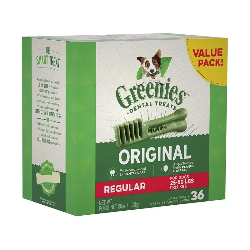 Greenies Regular Size Dog Dental Treats 36 count 36oz