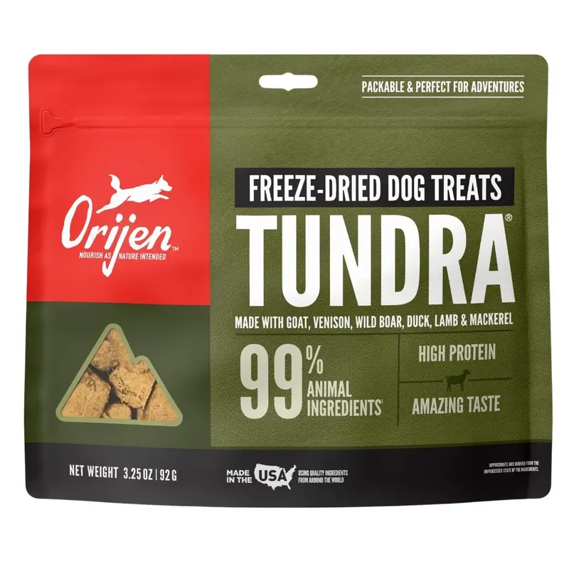 Orijen Freeze Dried Tundra Dog Treats 3.25oz