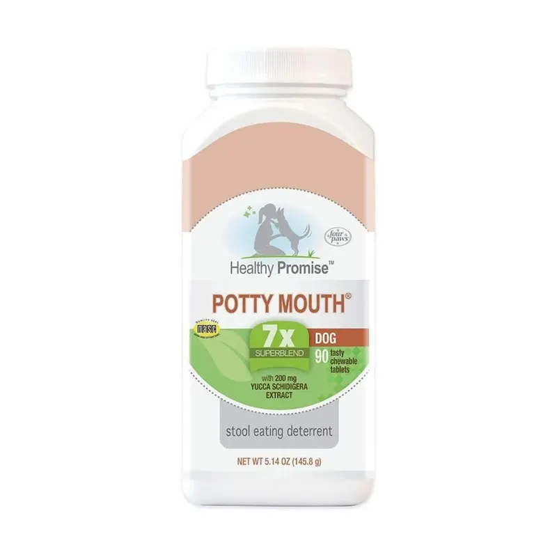 Four Paws Healthy Promise Potty Mouth 90Ct Chewable Tablets For Dogs