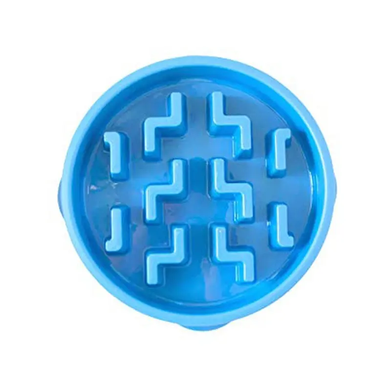 Outward Hound Slow Bowl Fun Feeder Blue Large