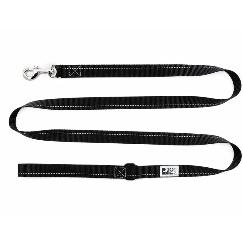 RC Pets Primary Dog Leash 1" x 4' Black