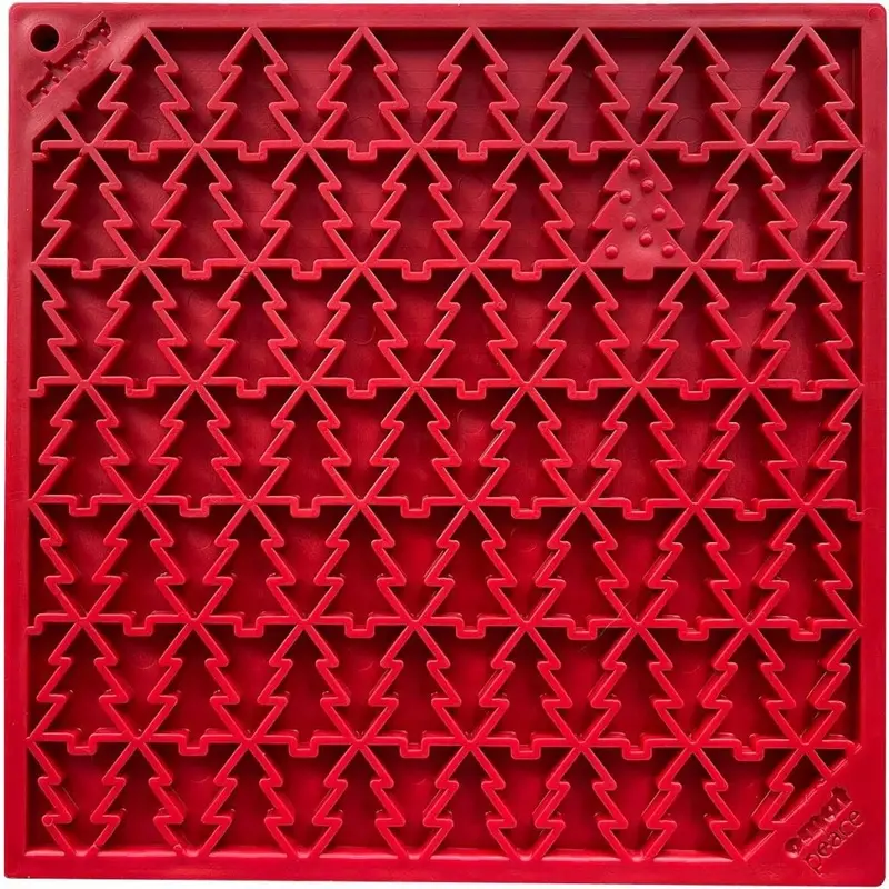 SodaPup Tree Design "Peace" Emat Enrichment Lick Mat For Dogs