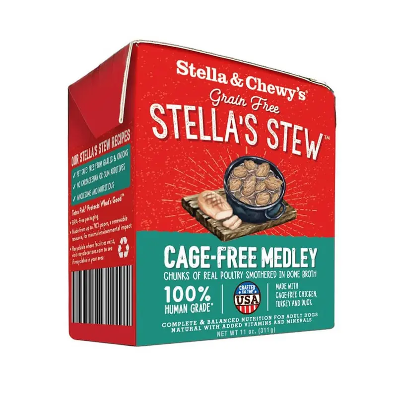 Stella & Chewy's Cage-Free Medley Stew Wet Dog Food 11oz
