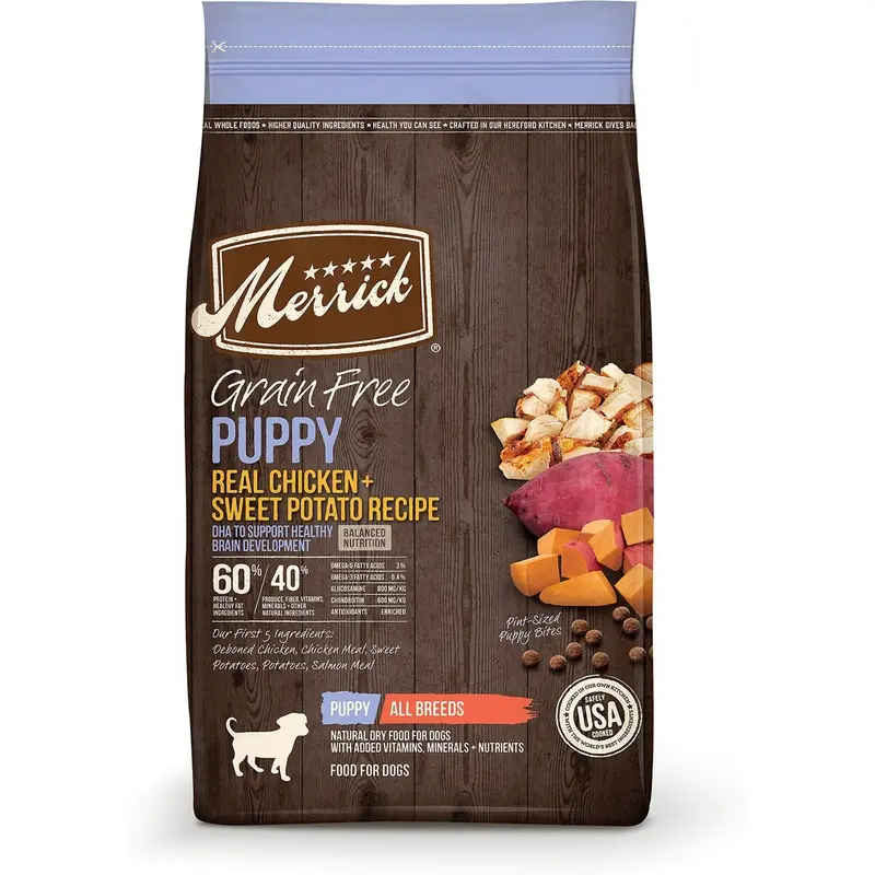Merrick Grain Free Puppy Chicken Dog Food 22lb