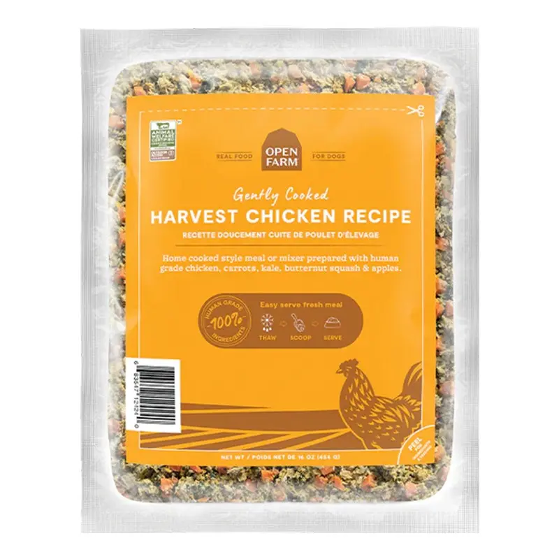 Open Farm Harvest Chicken Gently Cooked Recipe Dog Food 16oz