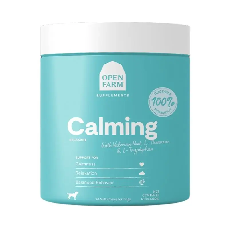 Open Farm Calming Supplement Chews for Dogs  90 Soft Chews