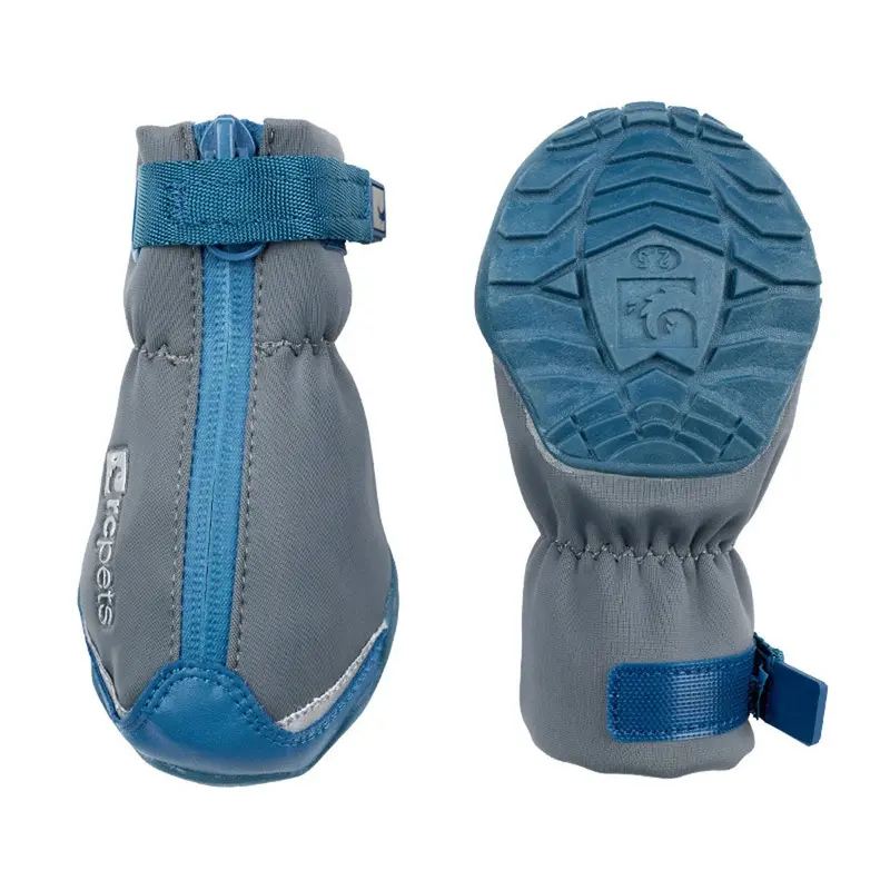 RC Pets Arctic Boot Dark Grey Arctic Blue L 2.75" Back Paw 3" Front Paw