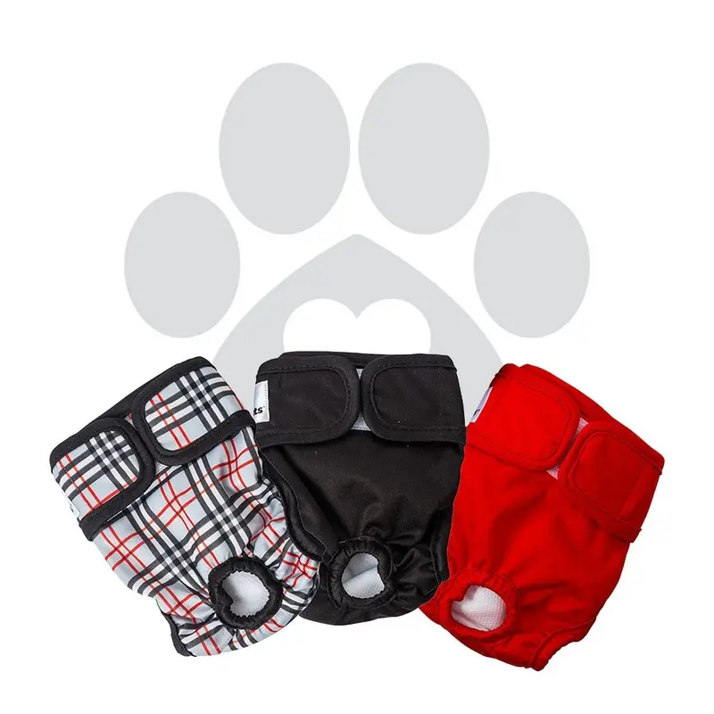 Pet Parents Washable Dog Diapers Bella Designer 3 Pack Small