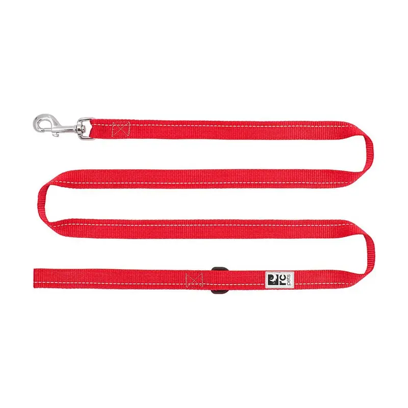RC Pet Products Primary Dog Leash 1/2" Red