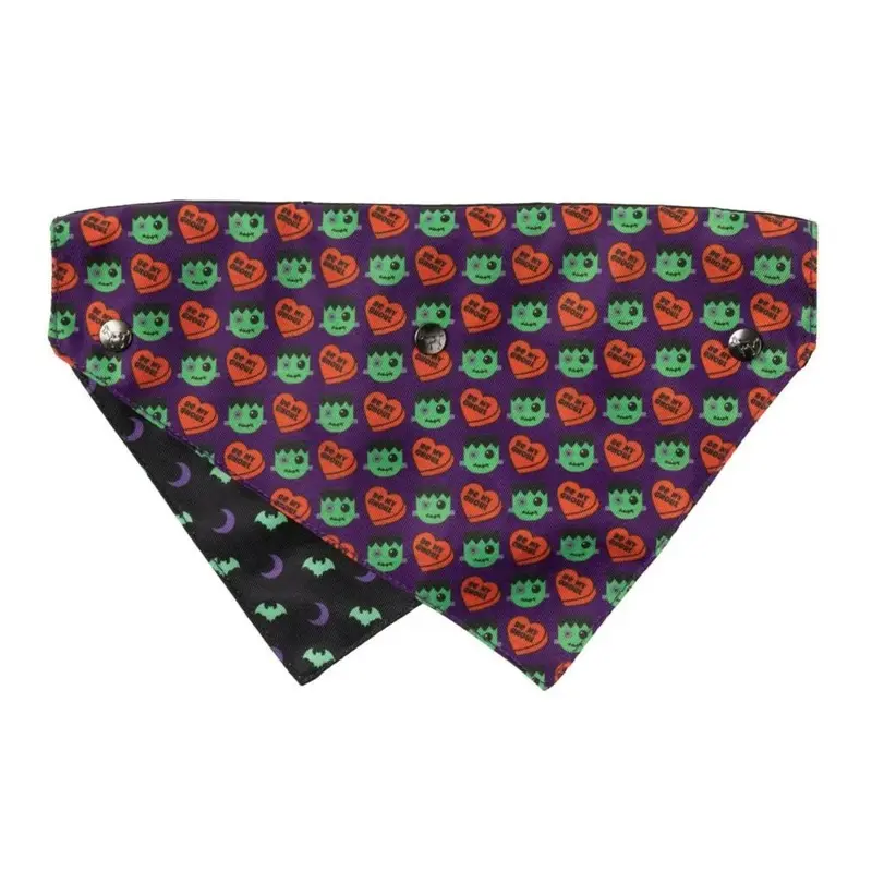 Fuzzyard Bandana Small Medium Be My Ghowl Purple