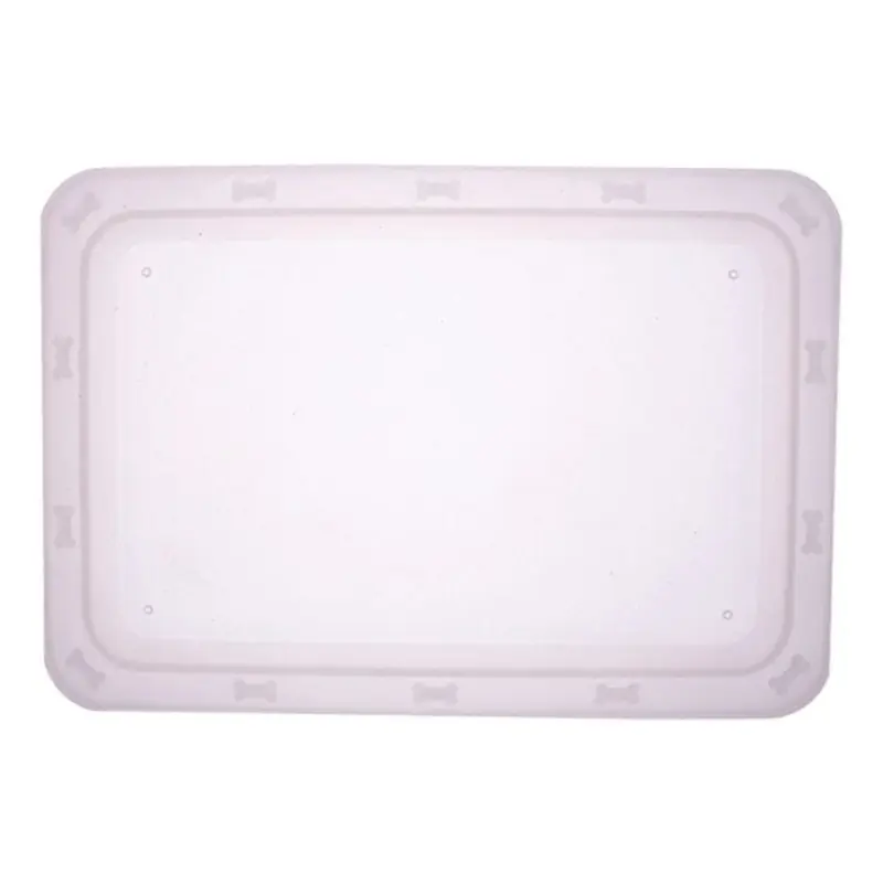 Petrageous Bone 'n Up for Dinner Tray Non Slip Clear