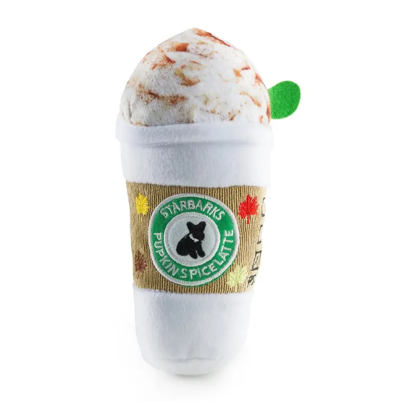 Haute Diggity Dog Starbarks Pupkin Spice Latte Dog Toy Large
