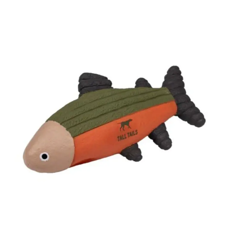 Tall Tails Fish Latex Squeaker Dog Toy