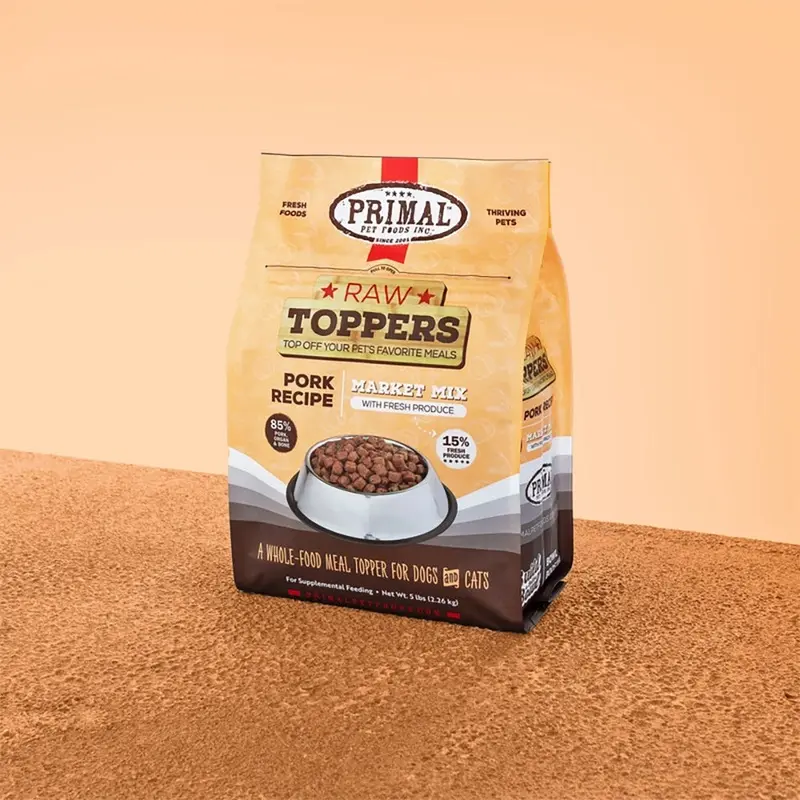 Primal Market Mix Raw Topper Pork Formula Cat & Dog Food 5lb