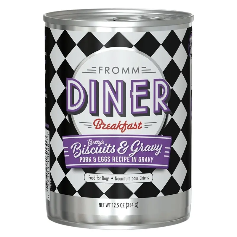 Fromm Biner Breakfast Wet Dog Food - Bettys Biscuits & Gravy - 12.5oz Can