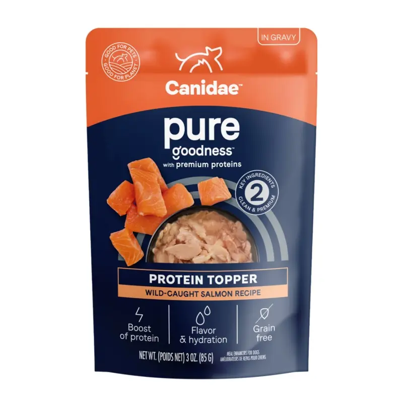 Canidae Pure Protein Dog Food Topper - Wild-Caught Salmon - 3oz Pouch