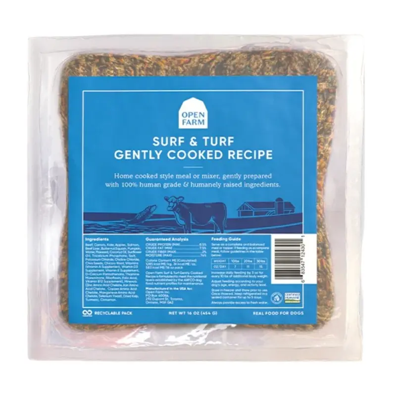 Open Farm Surf & Turf Gently Cooked Dog Food 96oz