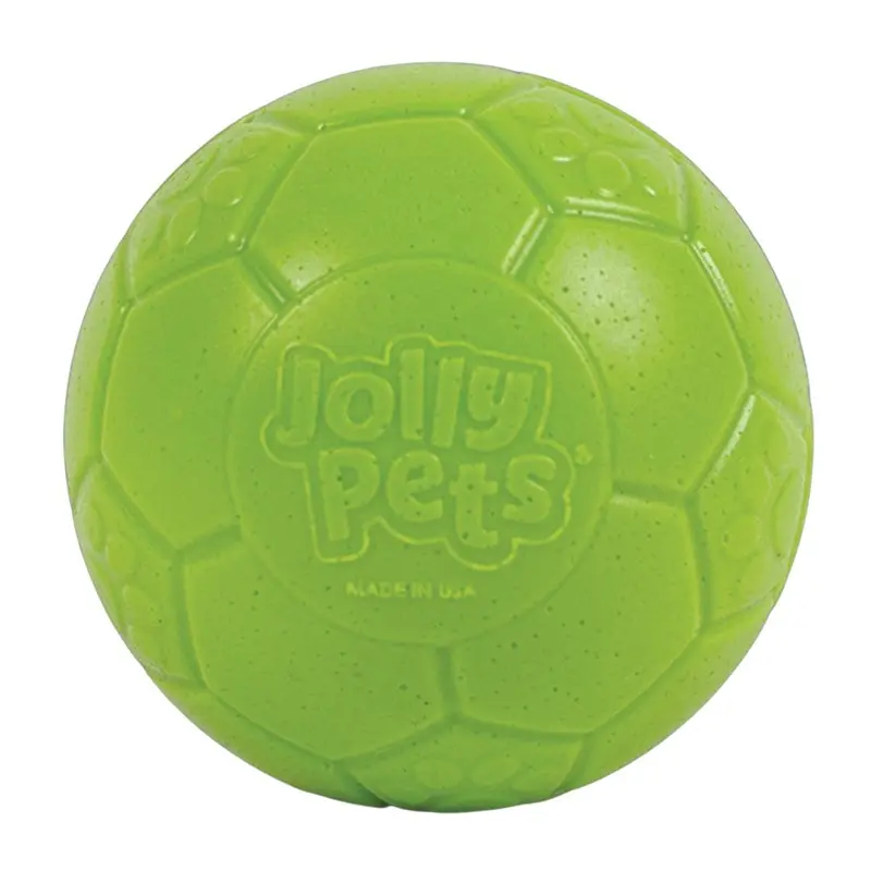Jolly Pets Mini Soccer Ball Dog Toy 4" Green Apple