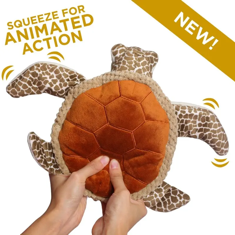 Tall Tails Animated Sea Turtle 10" Dog Toy