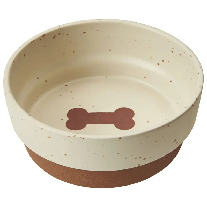 Spot Bowl Sedona Chestnut Brown Dog Dish 5"