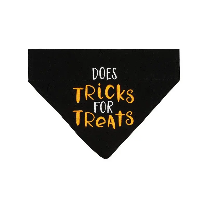 Pearhead Tricks for Treats Pet Bandana Black S/M