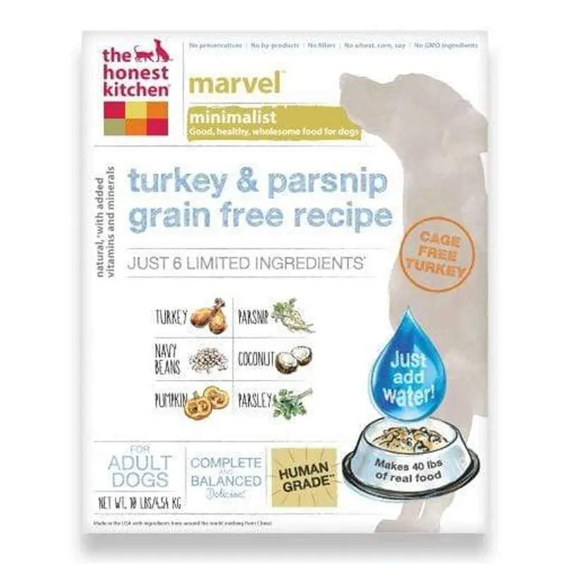 The Honest Kitchen Limited Ingredient Grain Free Dehydrated Dog Food - Turkey - 10lb Box