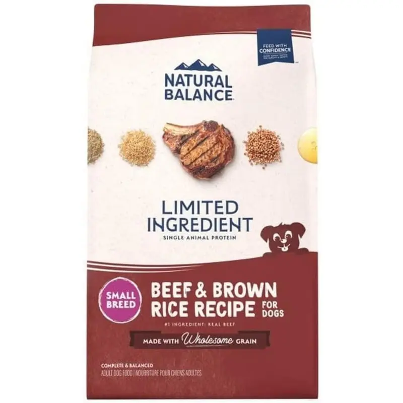 Natural Balance Dry Dog Food - Beef & Brown Rice Small Breed - 4lb