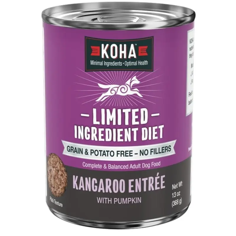 Koha Limited Ingredient Diet Grain Free Kangaroo Wet Dog Food 13oz