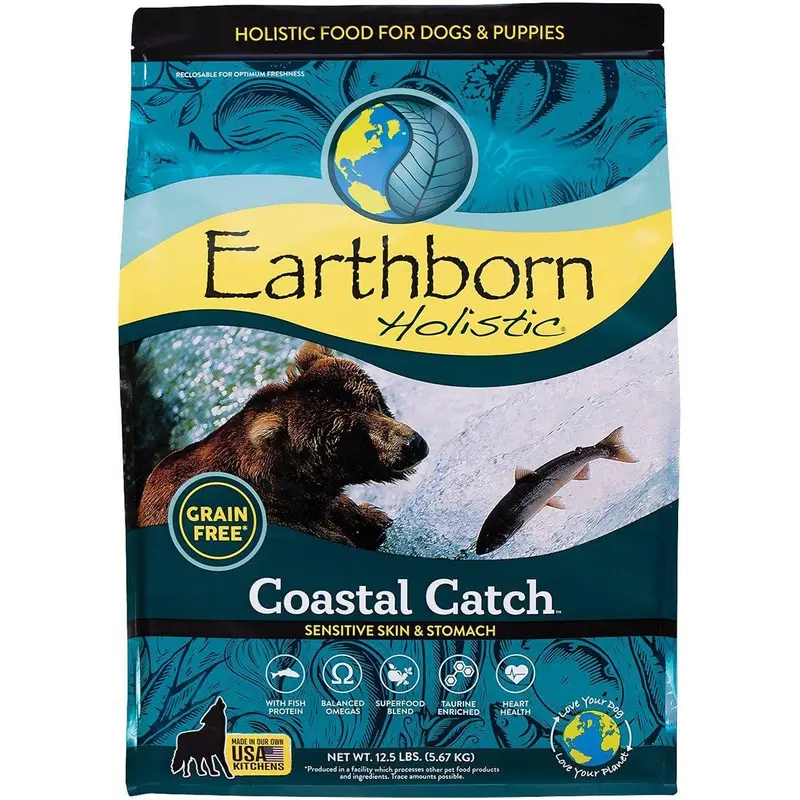 EarthBorn Coastal Catch Dry Dog Food 12.5lb