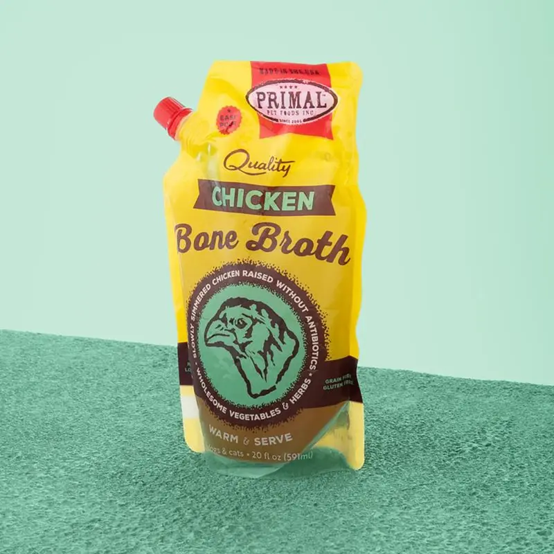 Primal Bone Broth Hydrator Chicken Formula Dog & Cat Food 20oz