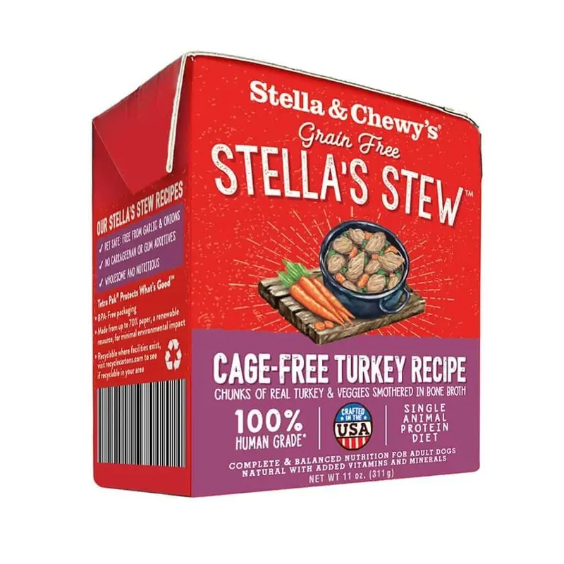 Stella & Chewy's Cage-Free Turkey Stew Wet Dog Food 11oz