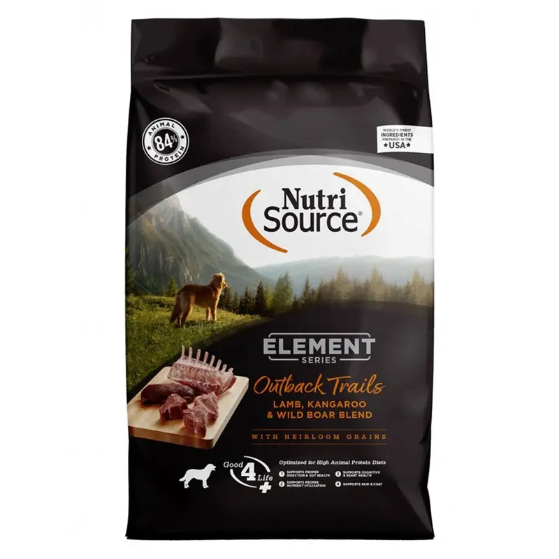 Nutrisource Element Outback Trails Recipe Dry Dog Food 24lb Bag
