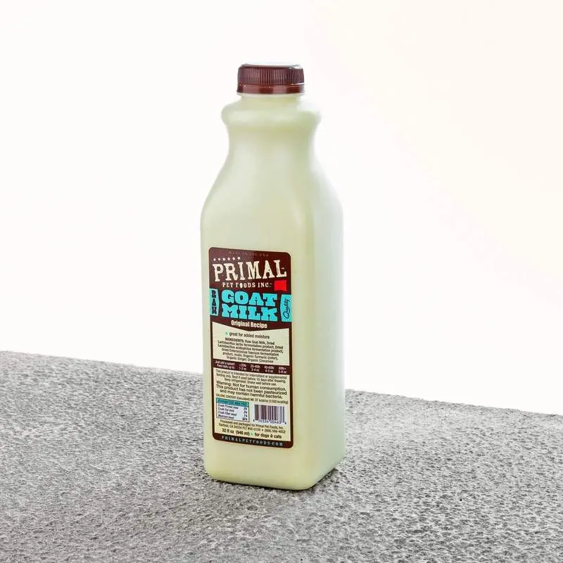 Primal Raw Goat Milk Original Formula for Cats & Dogs 16oz