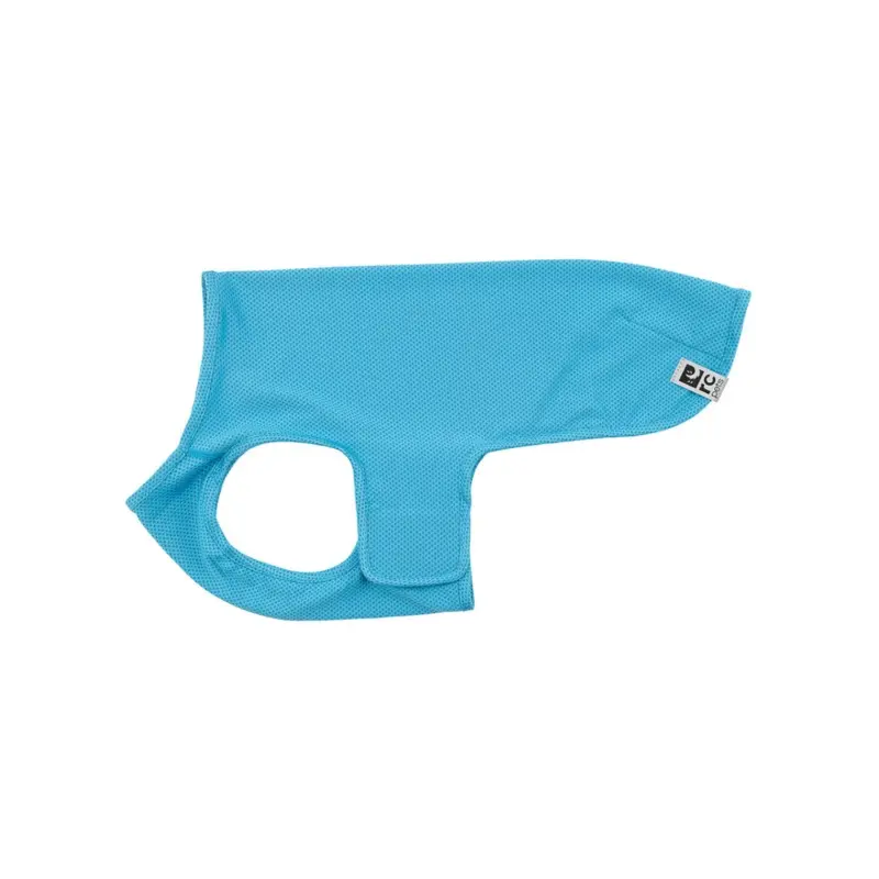 RC PETS Dog Zephyr Cooling Vest, Aqua, M, 17"/ 19"-26"