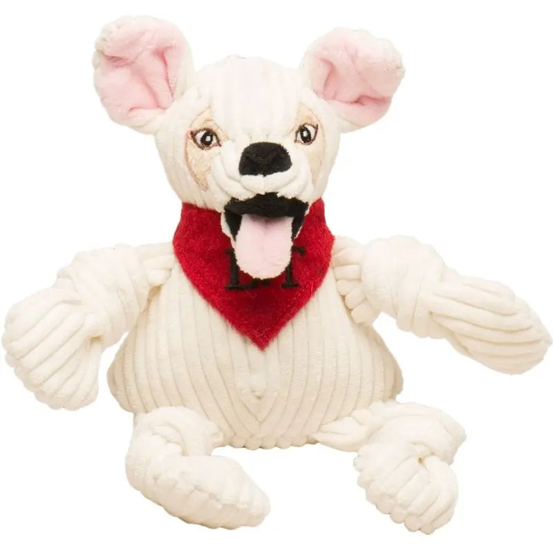 HuggleCause Little Tyke (L.T.) Knottie Plush Dog Toy Small