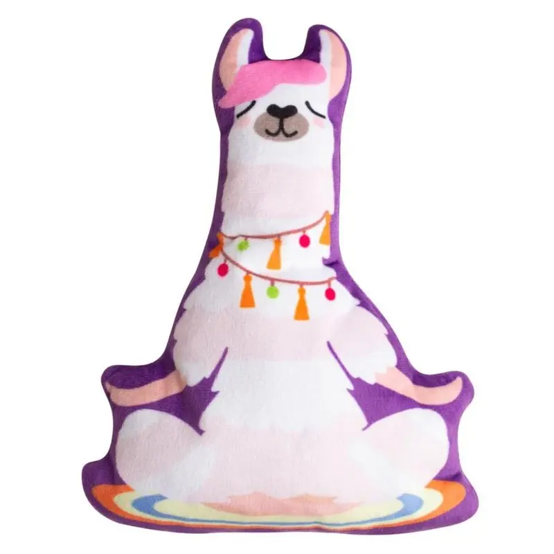 Snugarooz Kitty Llamaste Dog Toy