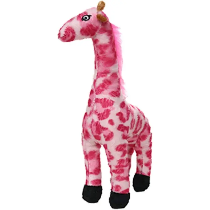 Tuffy's Mighty Jr Safari Pink Giraffe Dog Toy