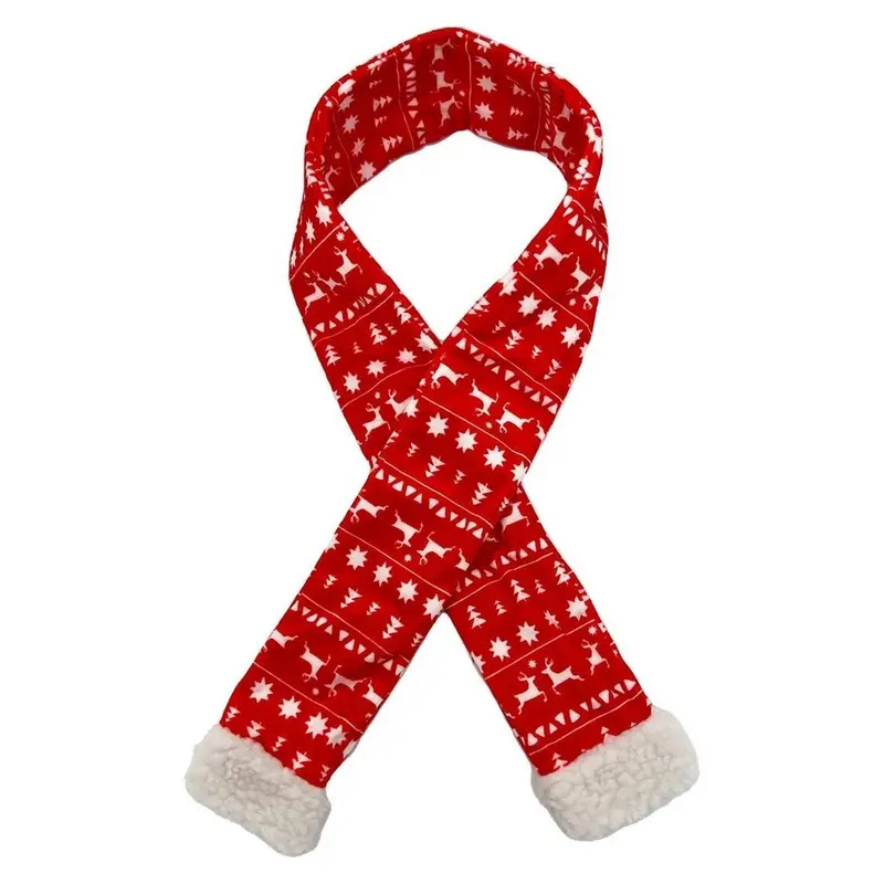 Huxley & Kent Red Fairisle Scarf for Dogs & Cats