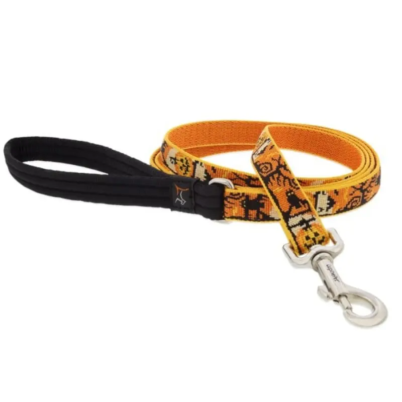 Lupine Holiday Designs Dog Leash 3/4" x 6' Spooky