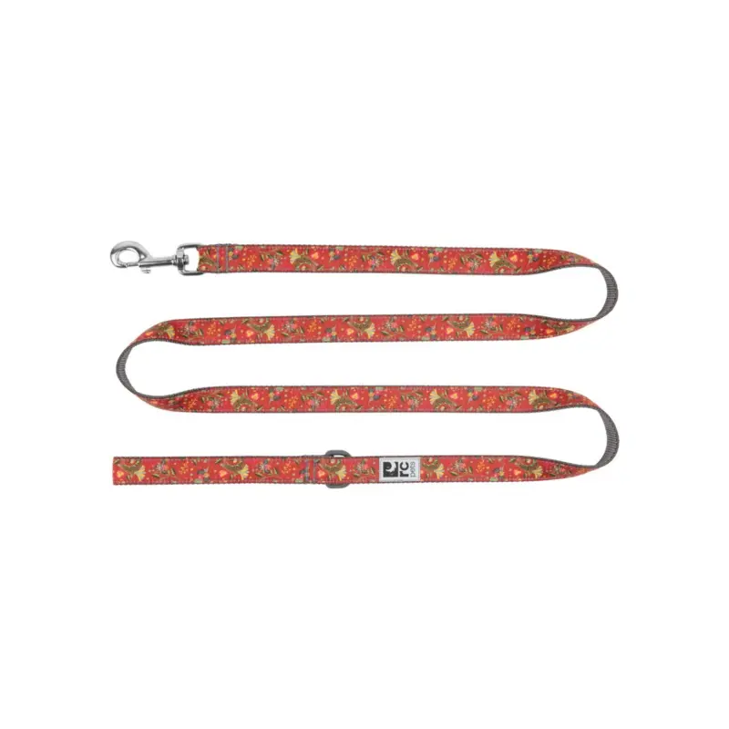 RC PETS Dog Leash, Clay Floral, 1"x6'