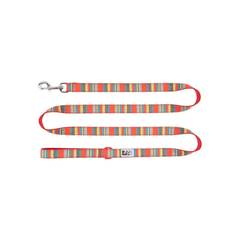 RC PETS Dog Leash, Multi Stripes, 1"x6'